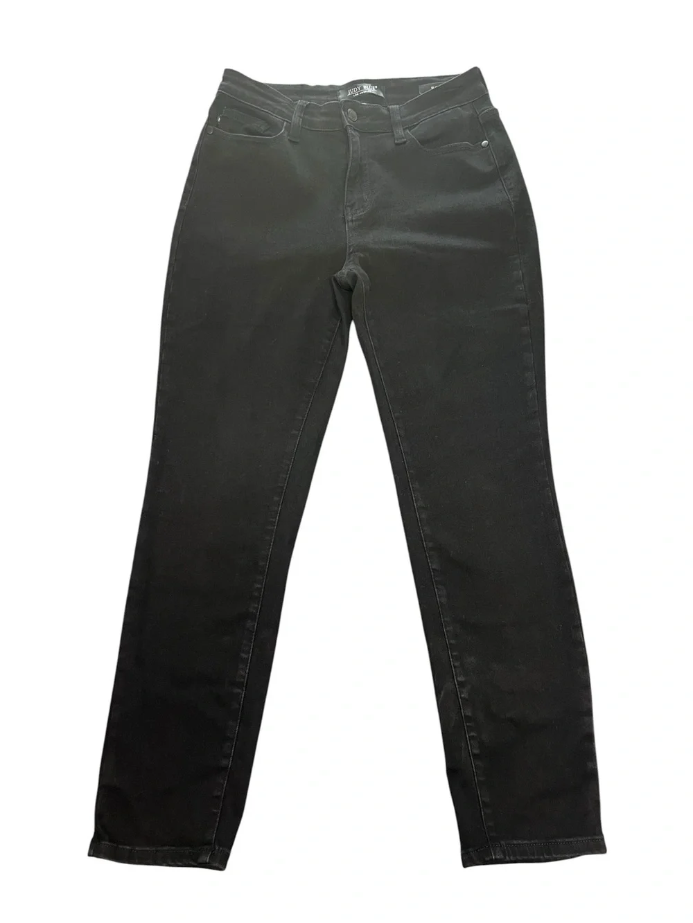 Judy Blue Midnight Black Straight Leg Slim Fit Jeans Size 29 Women’s